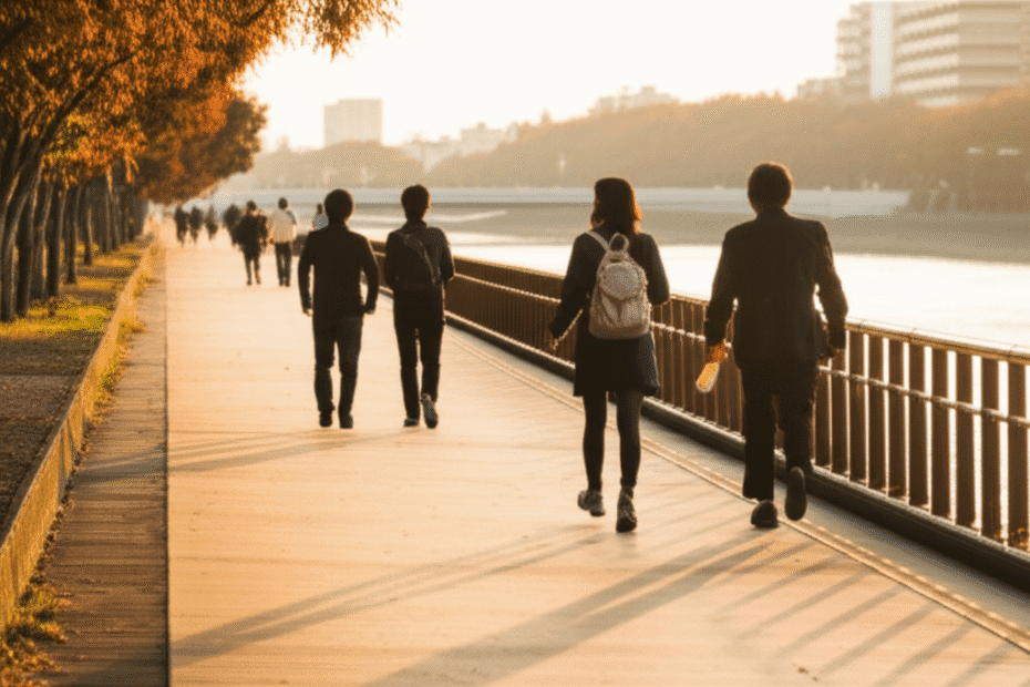 Japanese Walking Techniques For Stress Relief And Fitness
